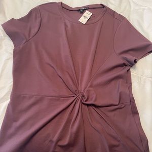 Beautiful maroon knotted shirt